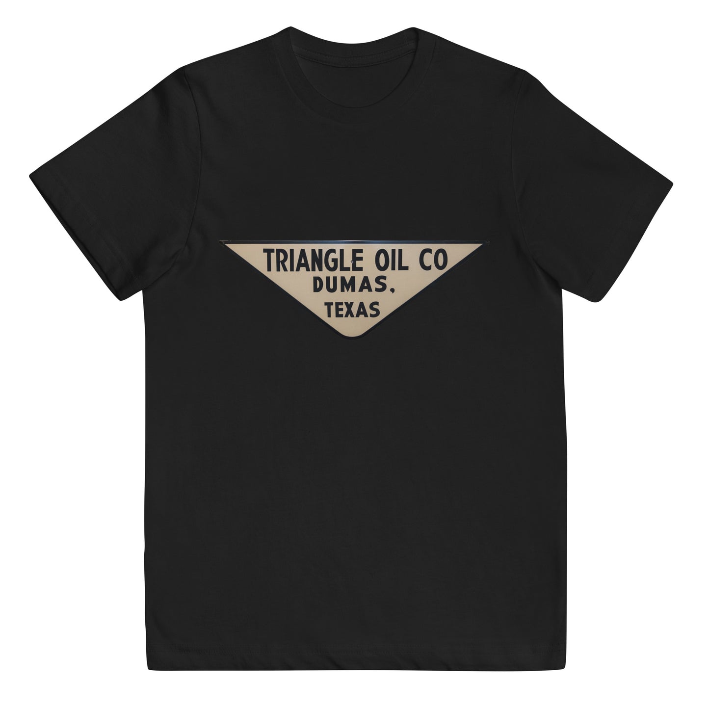 Retro Triangle Oil Company Tin Style Youth jersey t-shirt