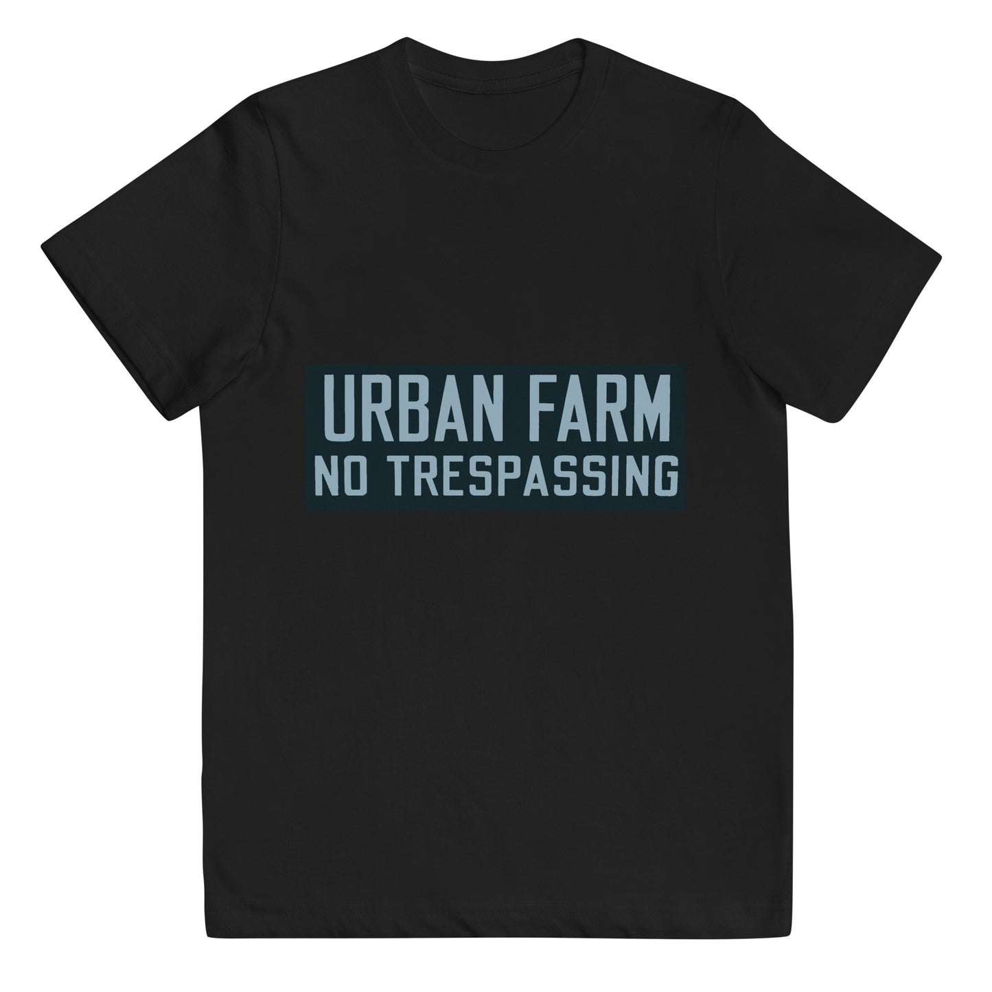 Retro Urban Farm Sign Porcelain Style Youth jersey t-shirt