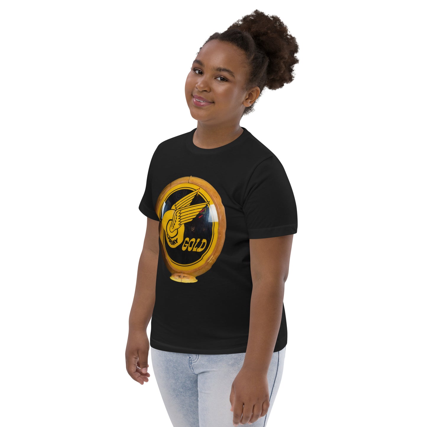 Cargray Gold Globe Style Youth jersey t-shirt