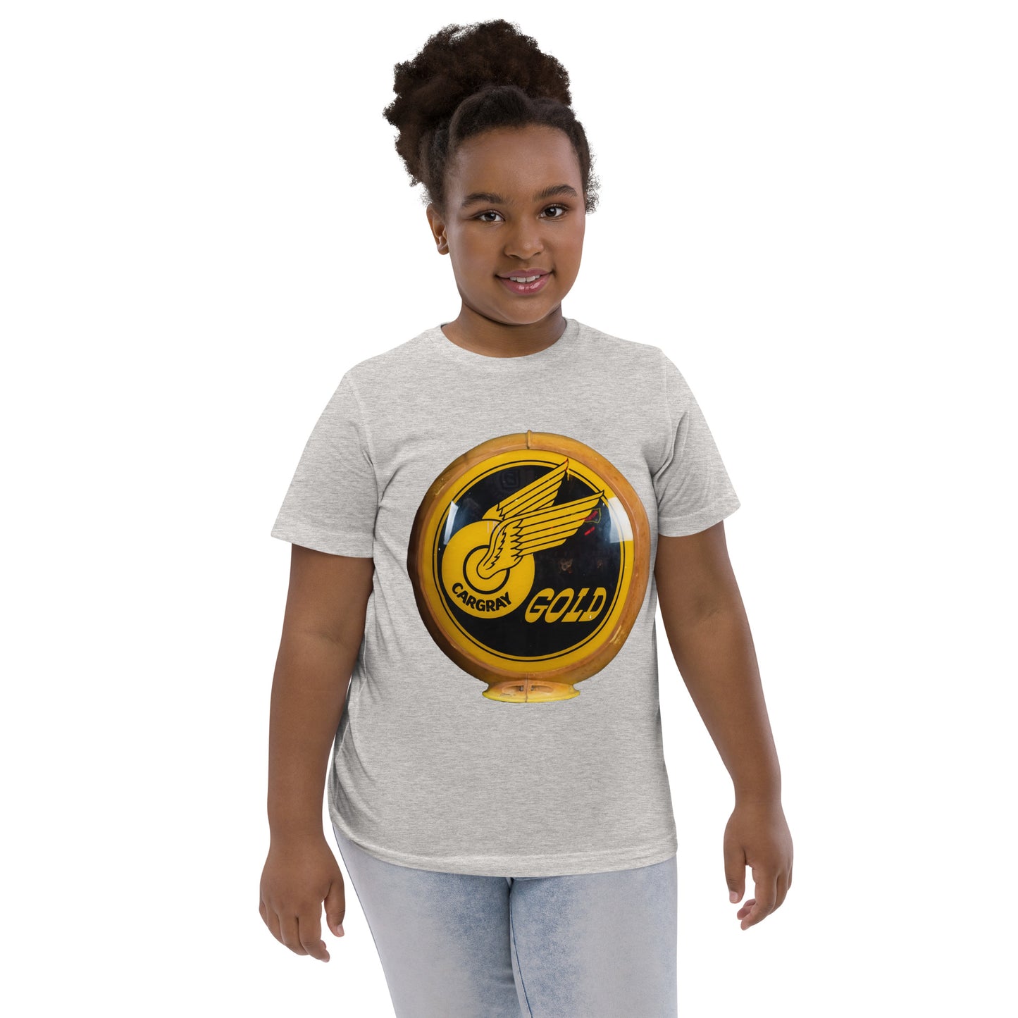 Cargray Gold Globe Style Youth jersey t-shirt