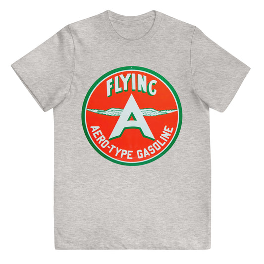 Vintage Flying A Porcelain Style Design Youth jersey t-shirt