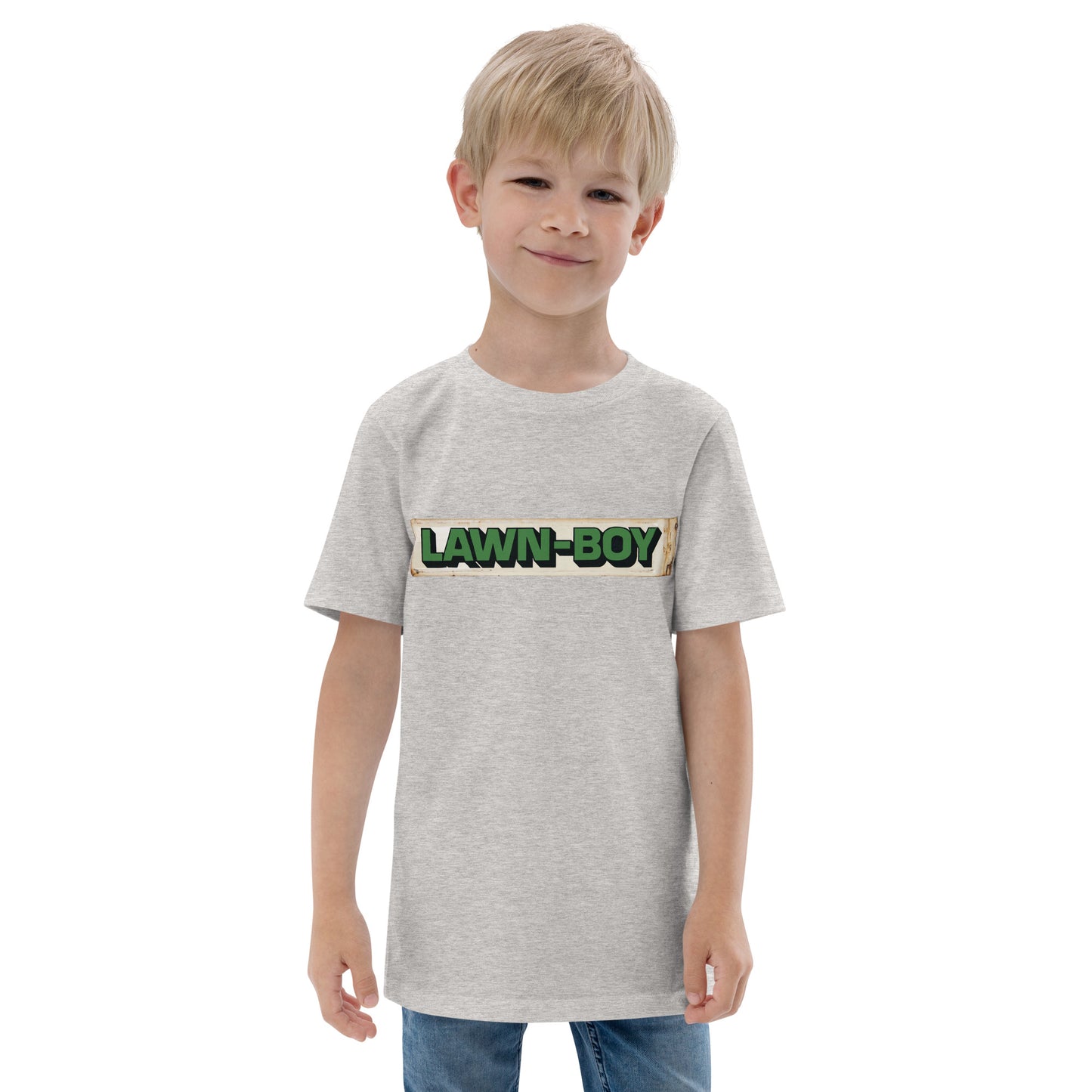 Lawn Boy Porcelain Patina Style Youth jersey t-shirt