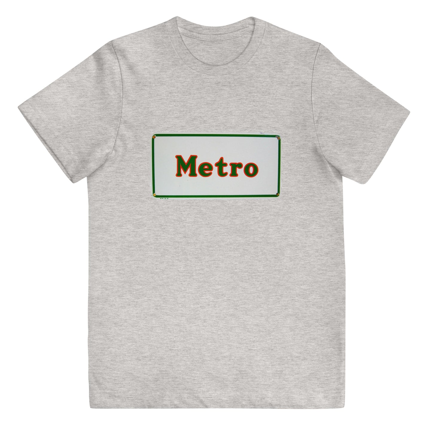 Retro Metro Tin Style Youth jersey t-shirt