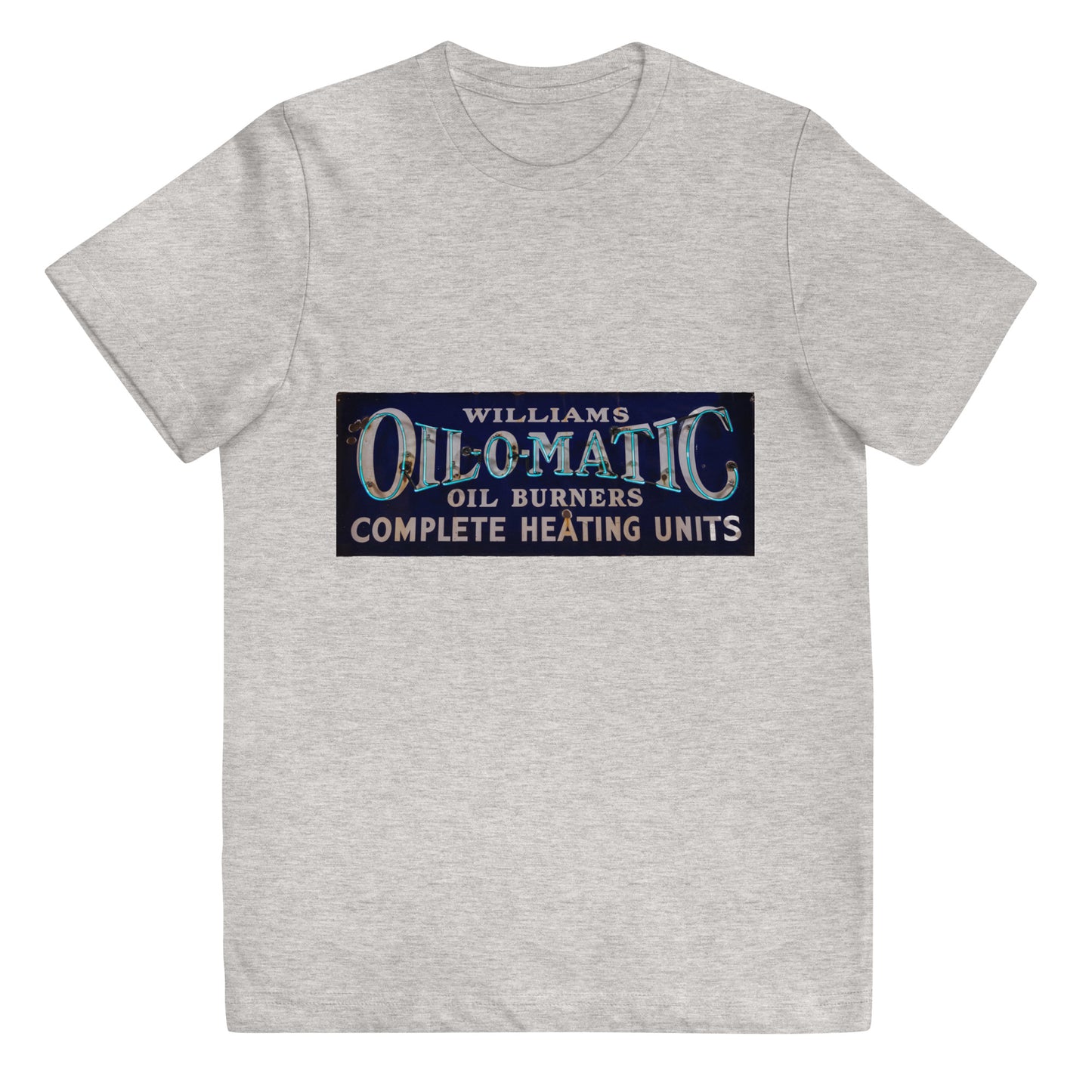 Vintage Oil O Matic Heating Neon Style Youth jersey t-shirt