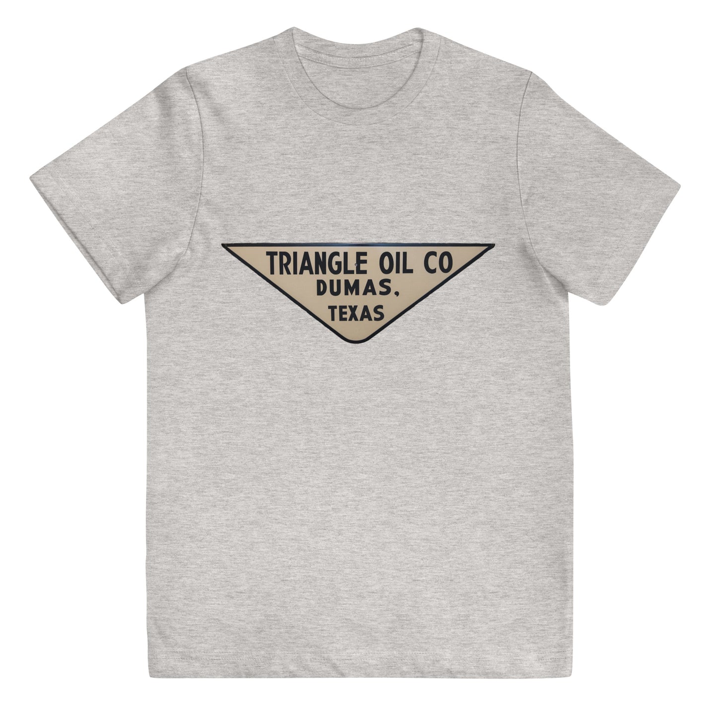 Retro Triangle Oil Company Tin Style Youth jersey t-shirt