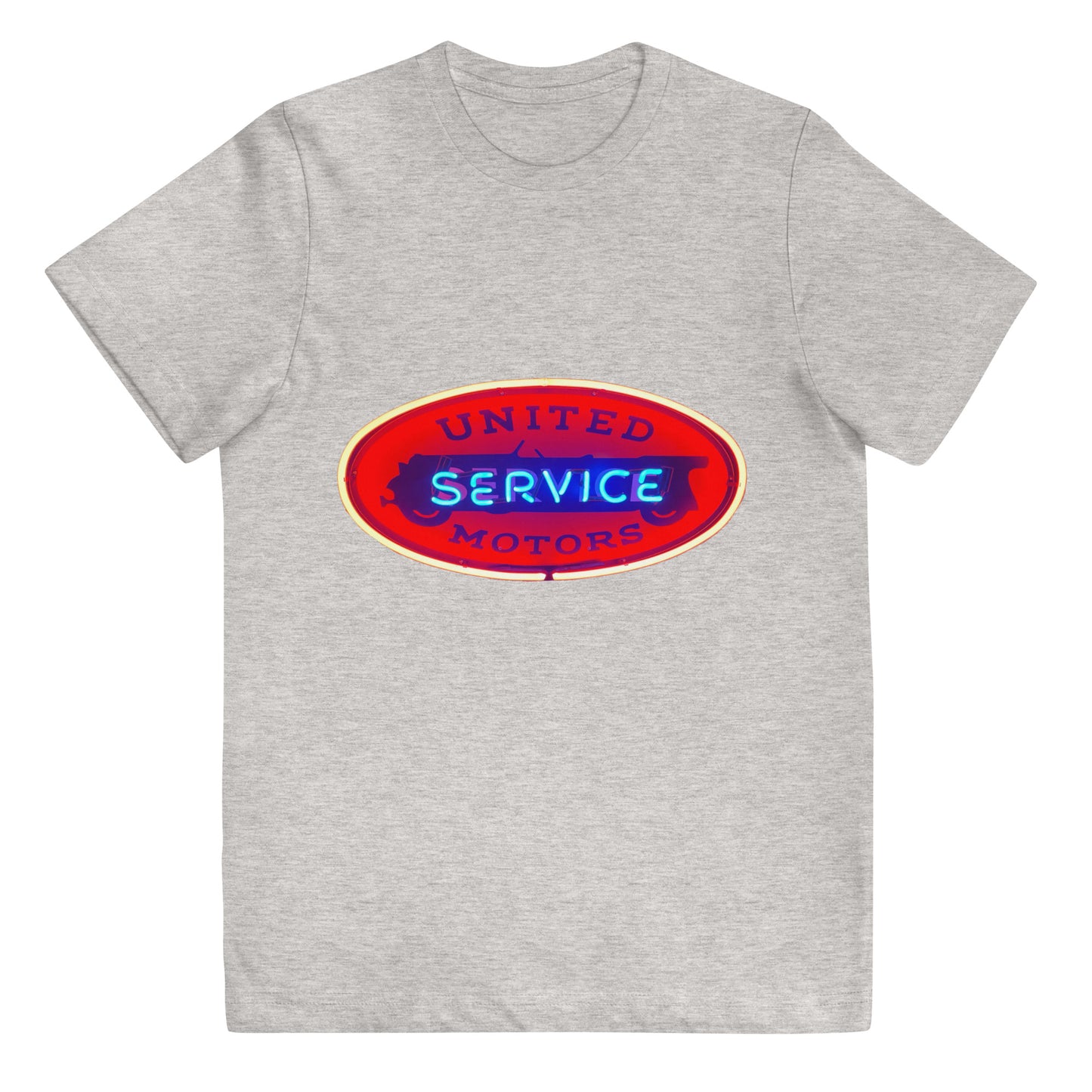 Vintage United Service Motor Neon Style Lit Youth jersey t-shirt