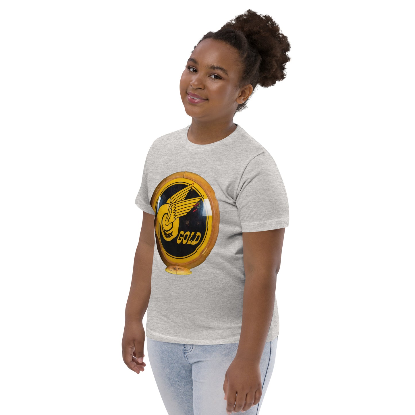 Cargray Gold Globe Style Youth jersey t-shirt