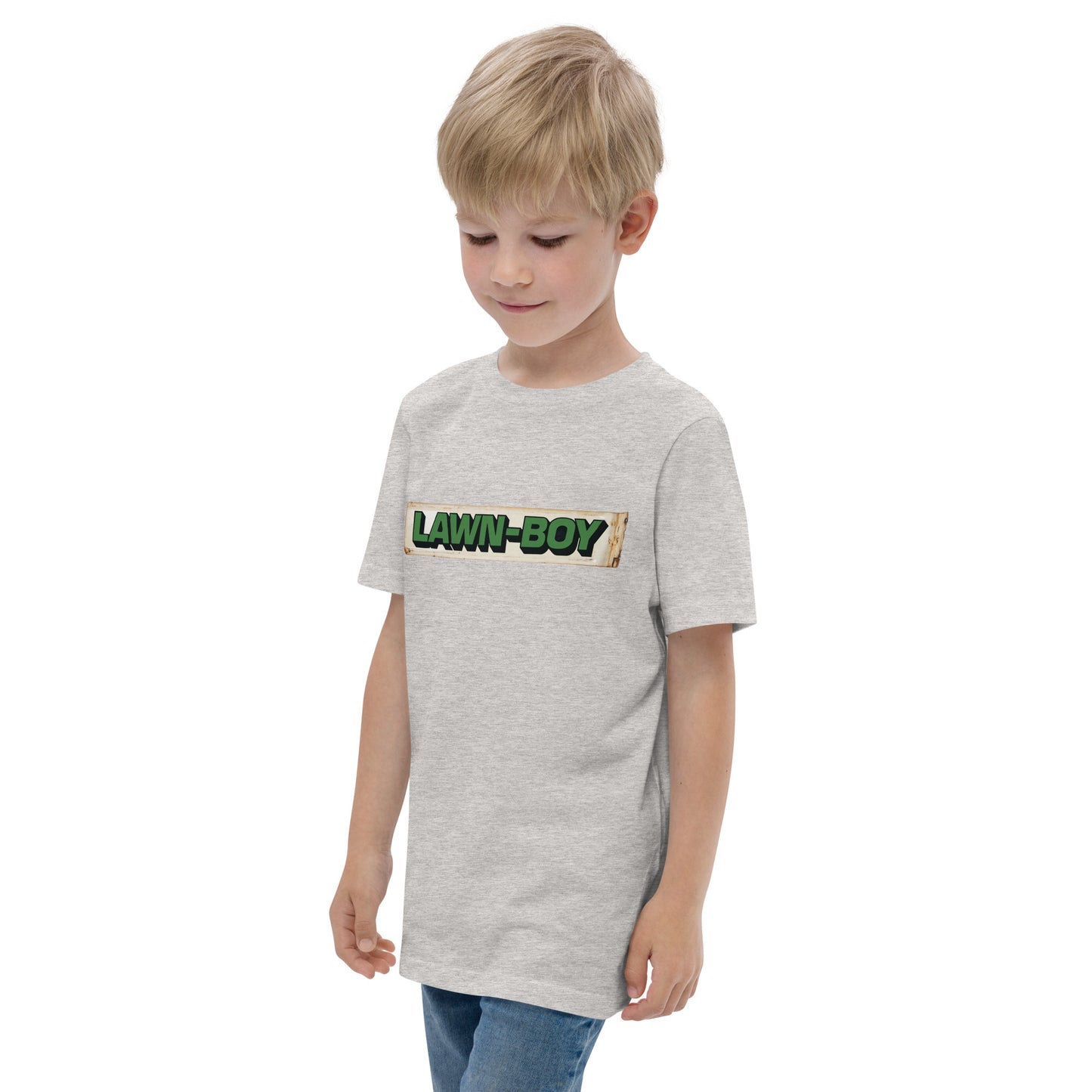 Lawn Boy Porcelain Patina Style Youth jersey t-shirt