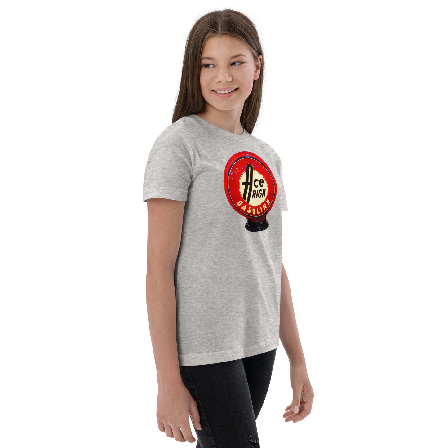 Ace High Gas Globe Style Youth jersey t-shirt