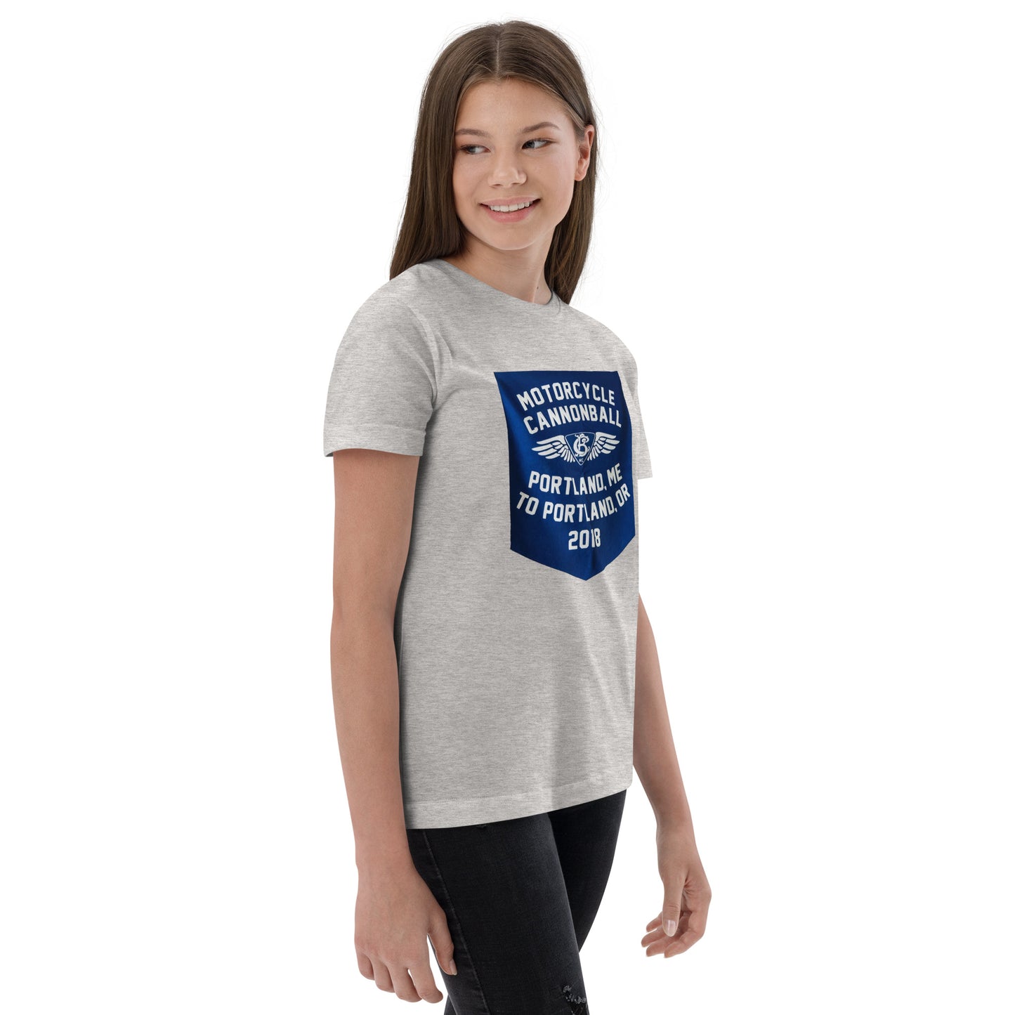 Cannonball Run MC Banner StyleYouth jersey t-shirt