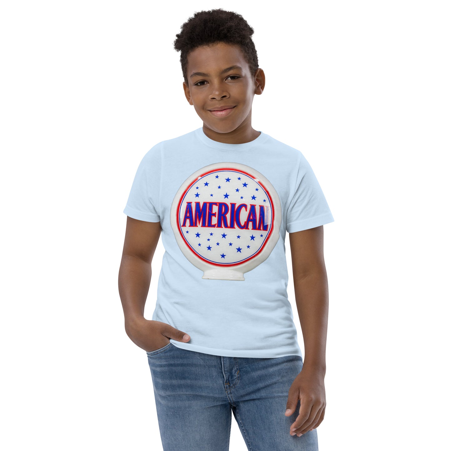 American Gas Globe Style Youth jersey t-shirt