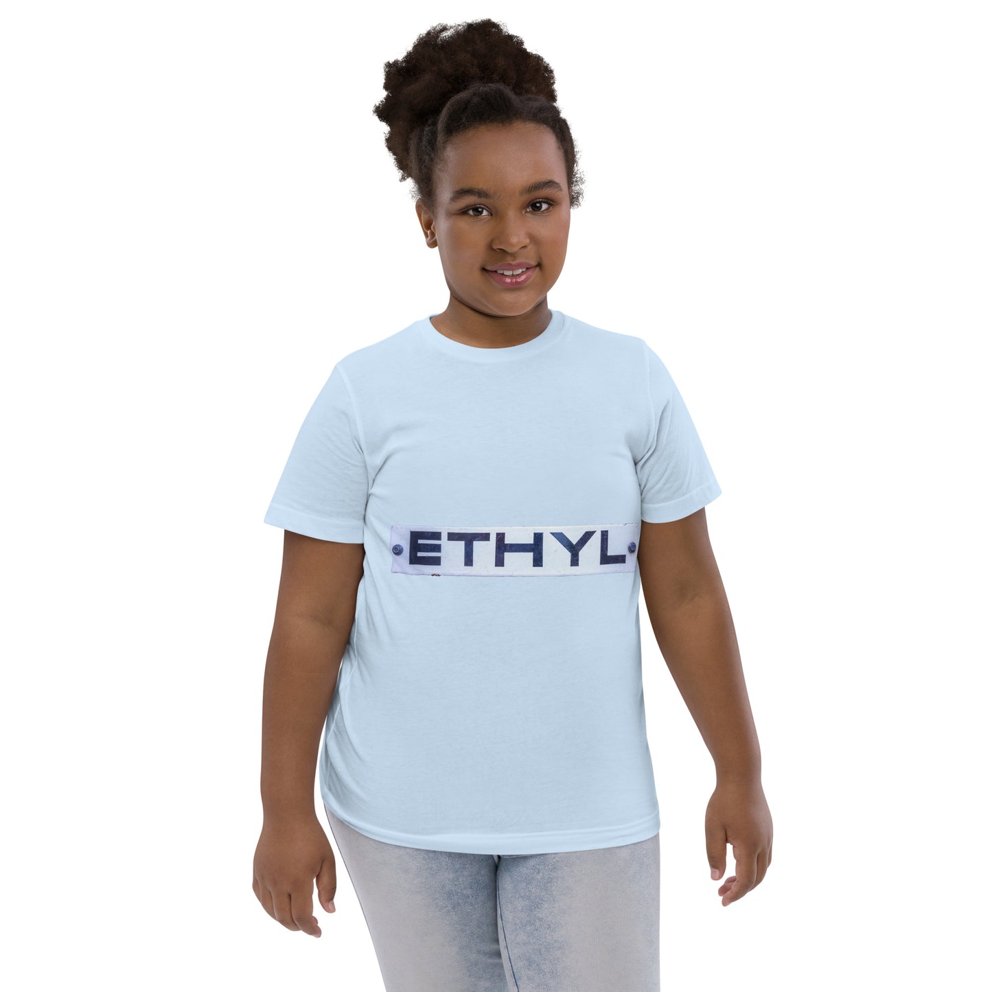 Vintage Ethyl Gas Sign Youth jersey t-shirt