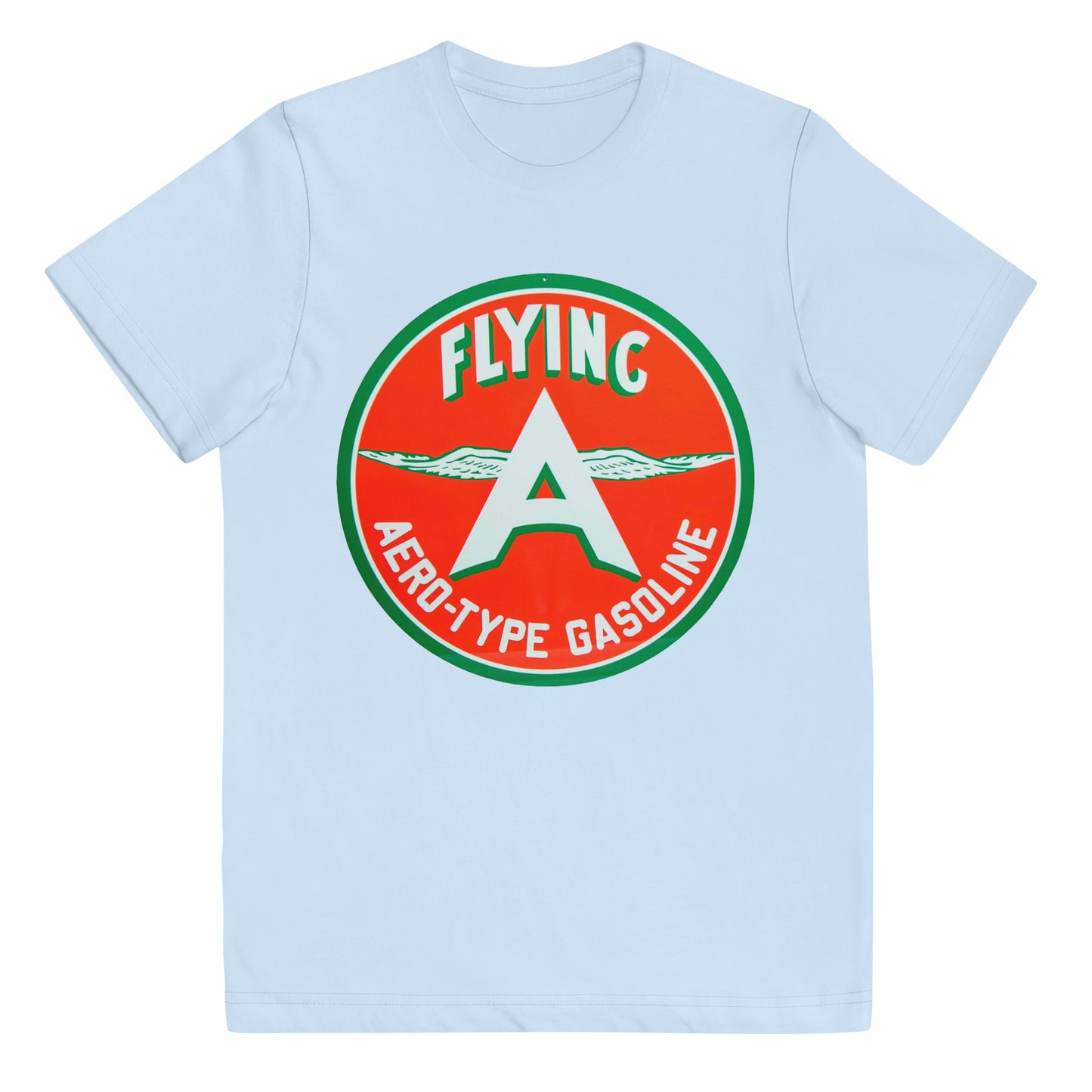 Vintage Flying A Porcelain Style Design Youth jersey t-shirt