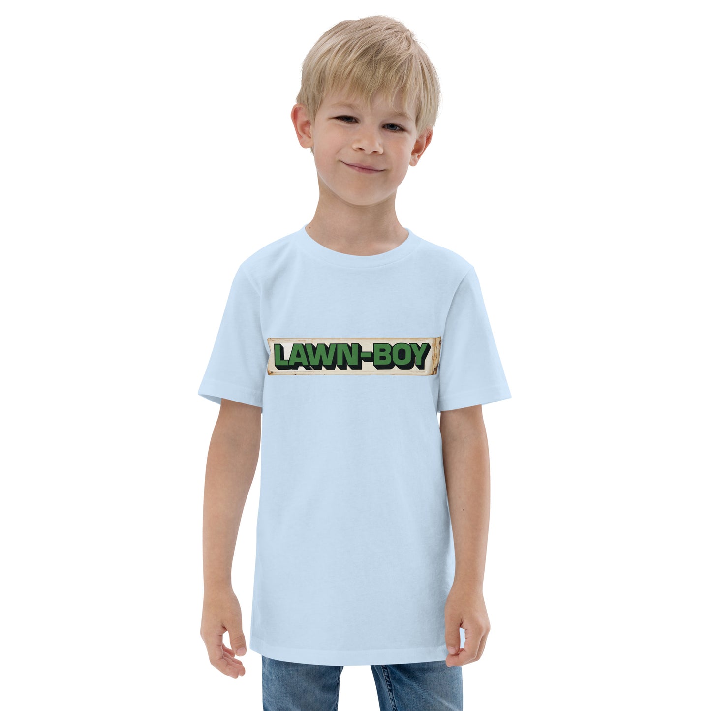 Lawn Boy Porcelain Patina Style Youth jersey t-shirt