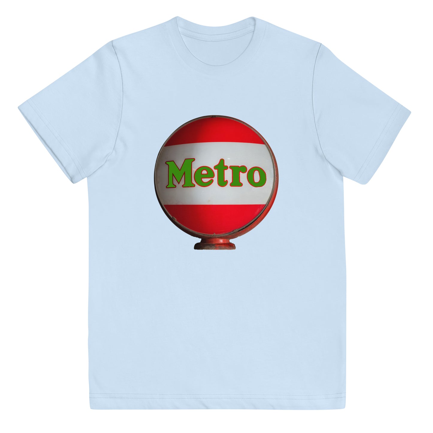 Retro Metro Globe Style Youth jersey t-shirt