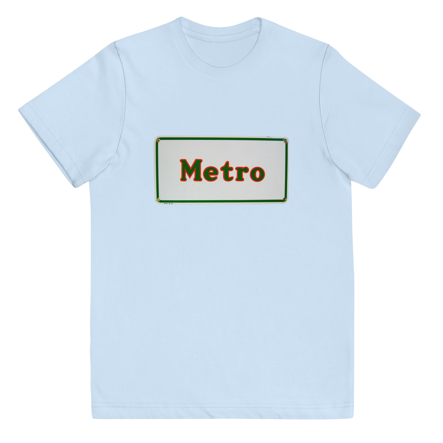 Retro Metro Tin Style Youth jersey t-shirt