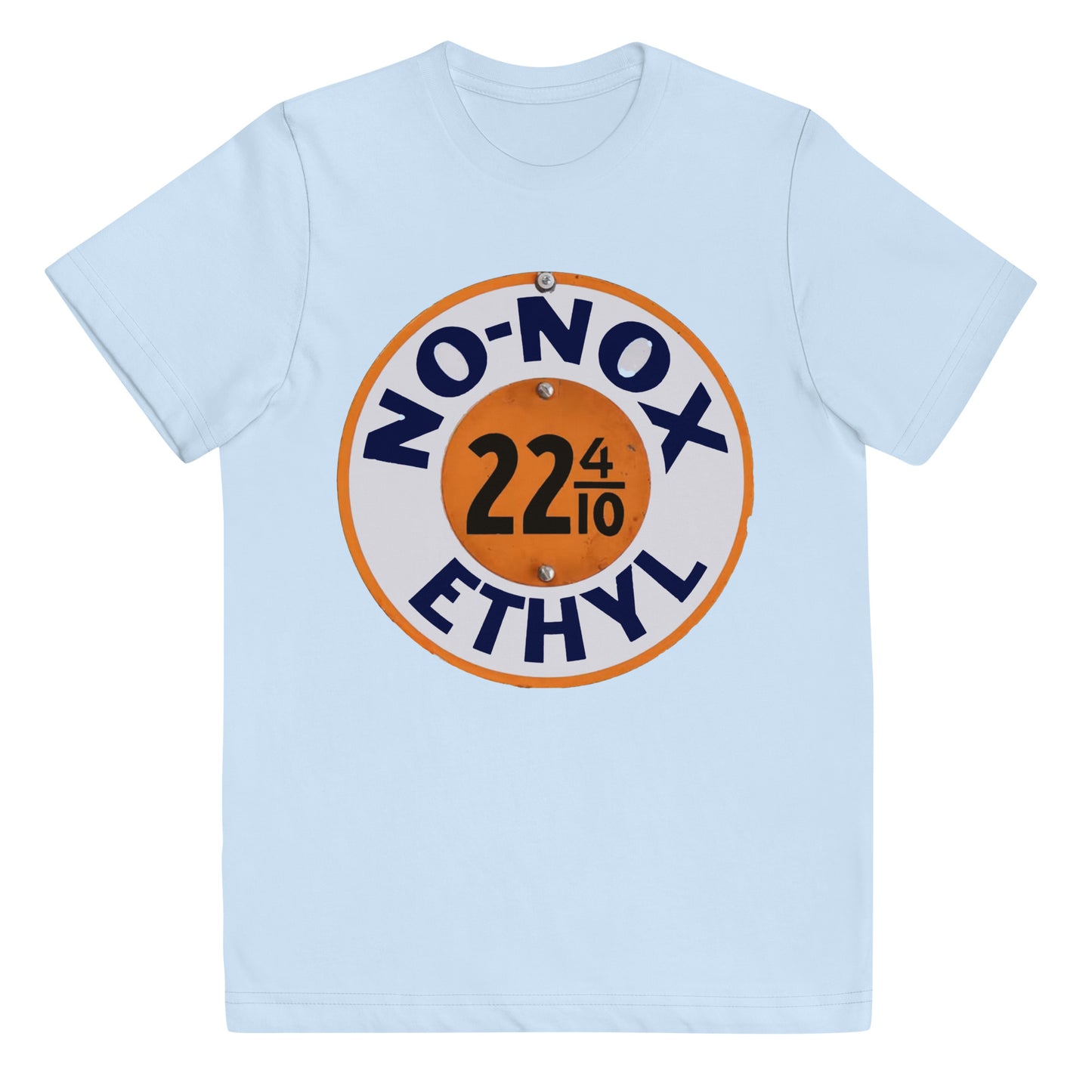 Retro Gas Sign No Knox Youth jersey t-shirt