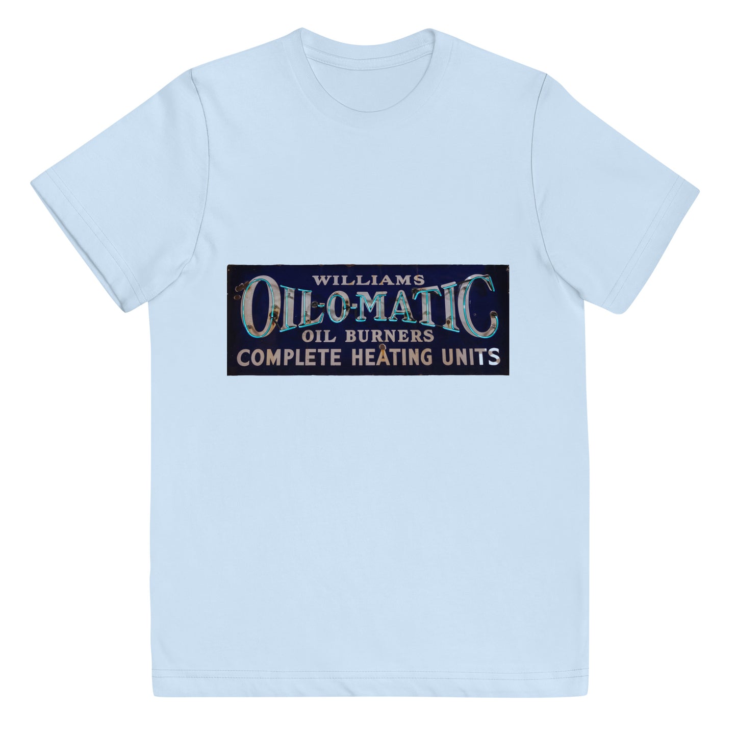 Vintage Oil O Matic Heating Neon Style Youth jersey t-shirt