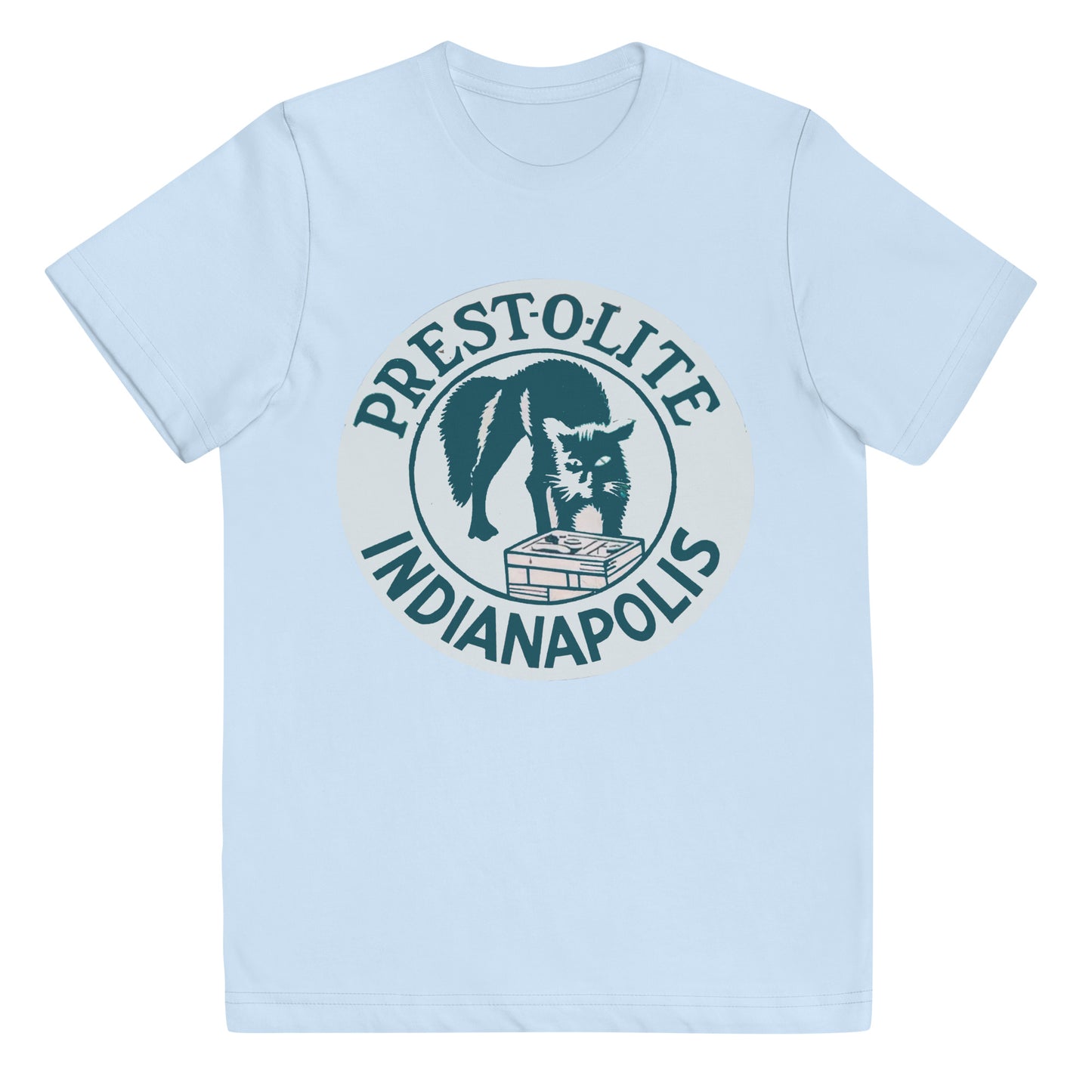 Vintage PrestoLite Battery Sign Youth jersey t-shirt