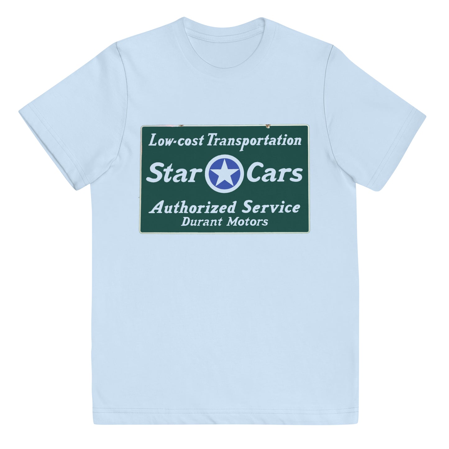 Retro Star Cars Porcelin Style Painted Youth jersey t-shirt