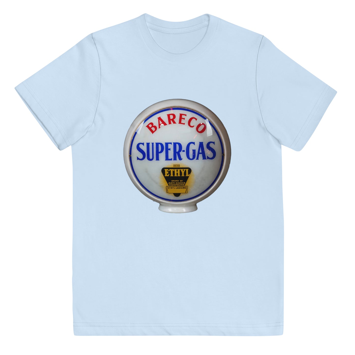 Retro Super Gas Globe Style Youth jersey t-shirt