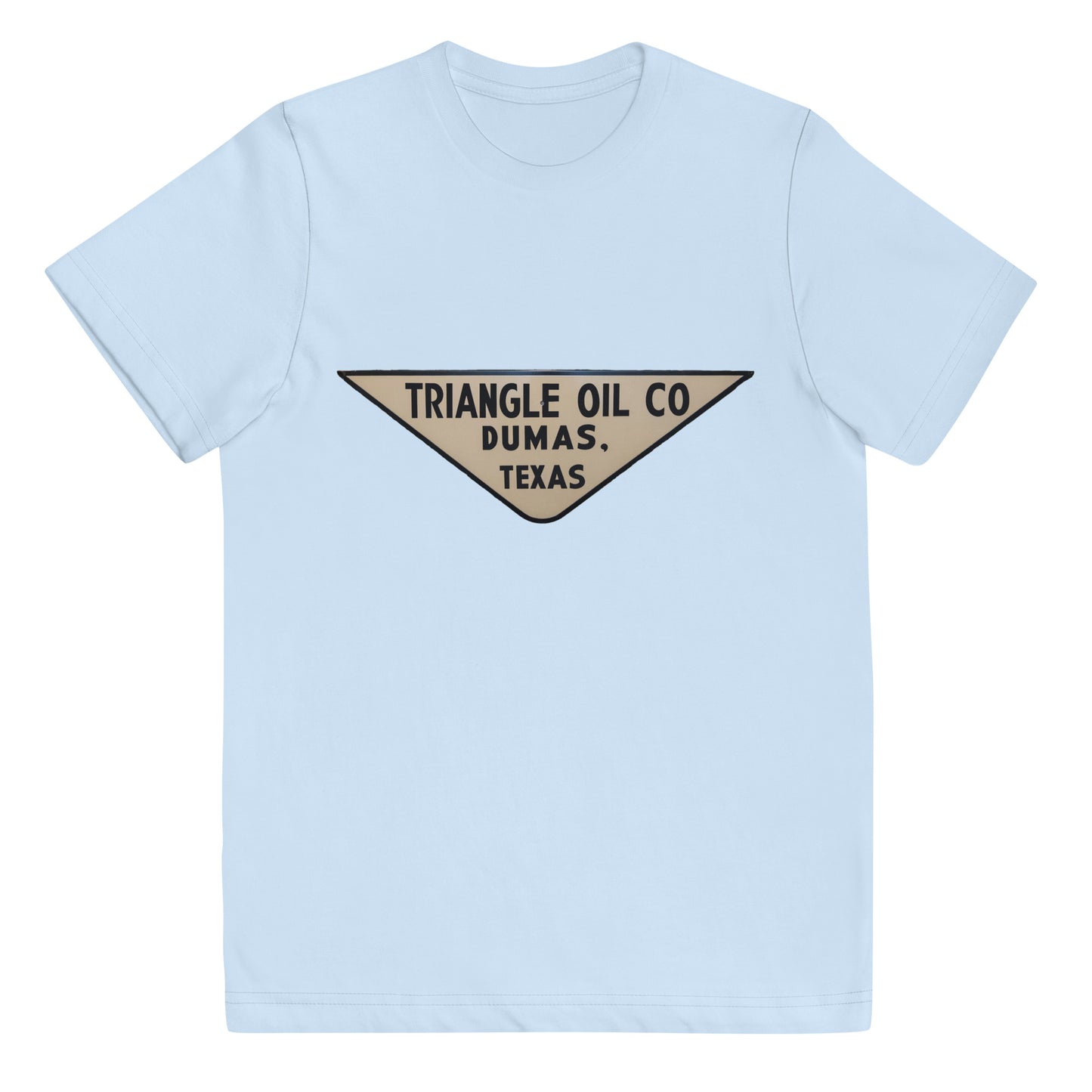 Retro Triangle Oil Company Tin Style Youth jersey t-shirt