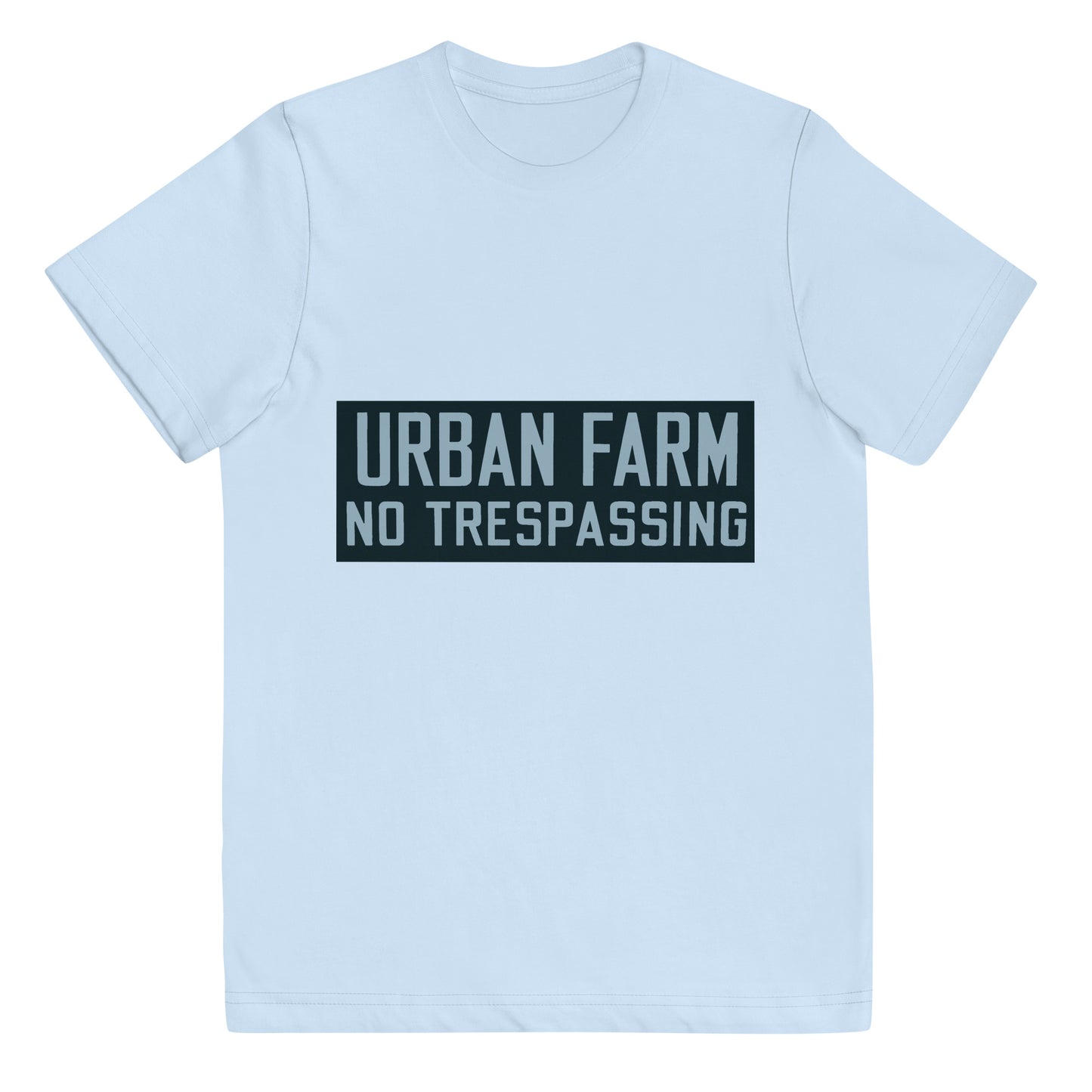 Retro Urban Farm Sign Porcelain Style Youth jersey t-shirt