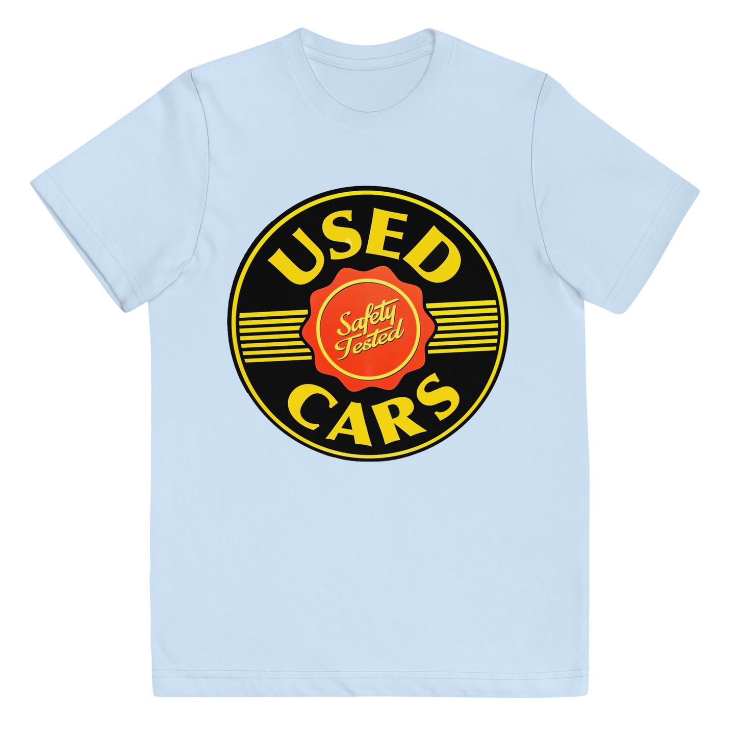 Vintage Porcelain Used Car Sign Youth jersey t-shirt