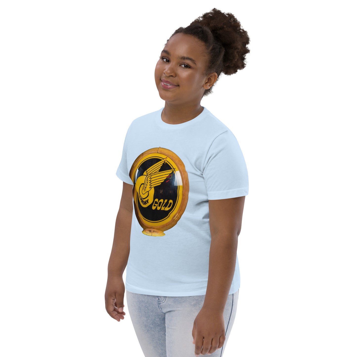 Cargray Gold Globe Style Youth jersey t-shirt