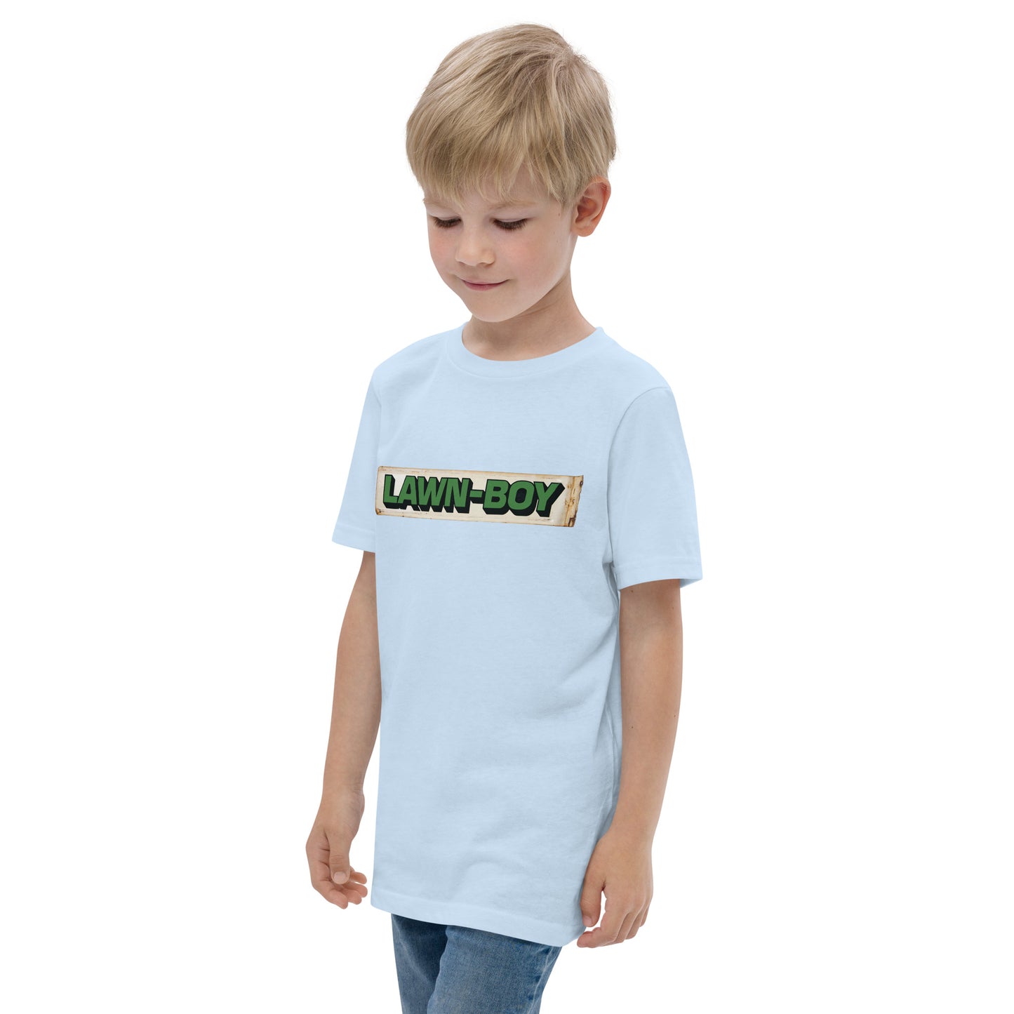 Lawn Boy Porcelain Patina Style Youth jersey t-shirt