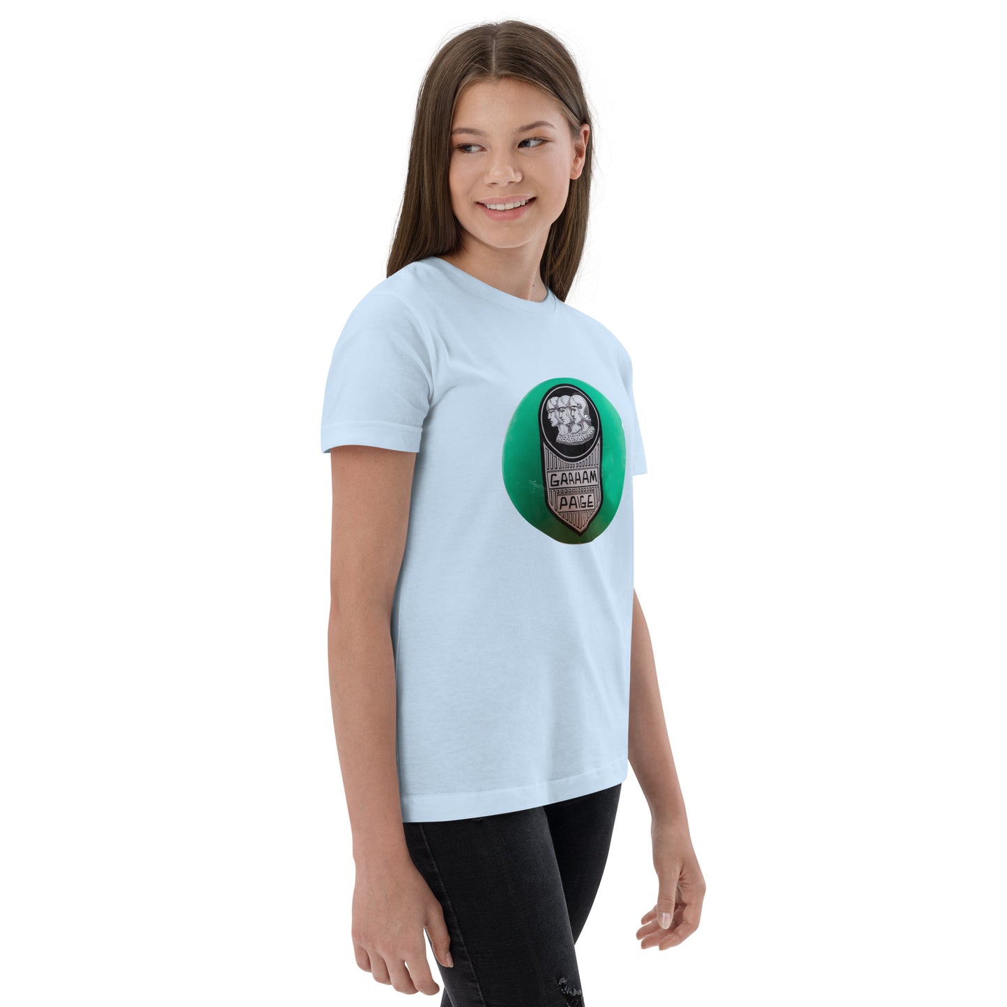 Retro Graham Paige GlobeDesign Youth jersey t-shirt