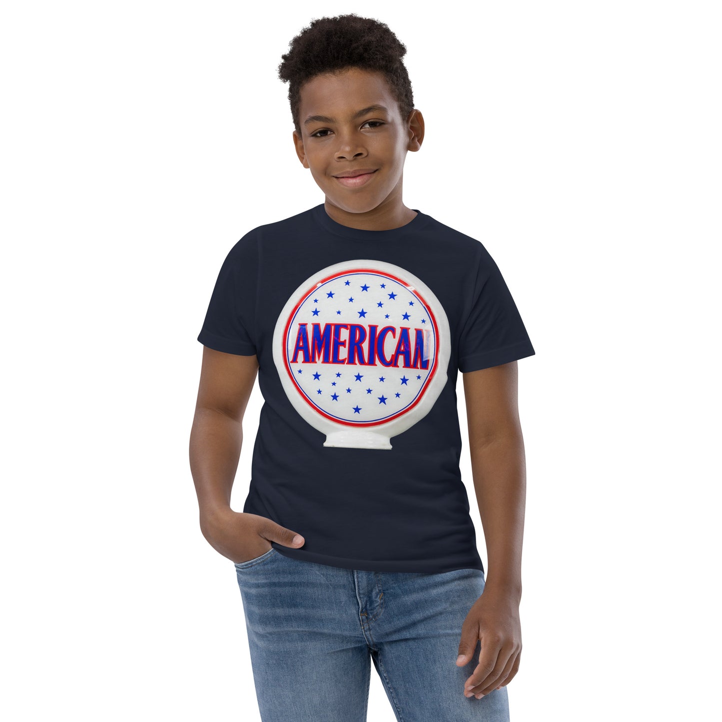 American Gas Globe Style Youth jersey t-shirt