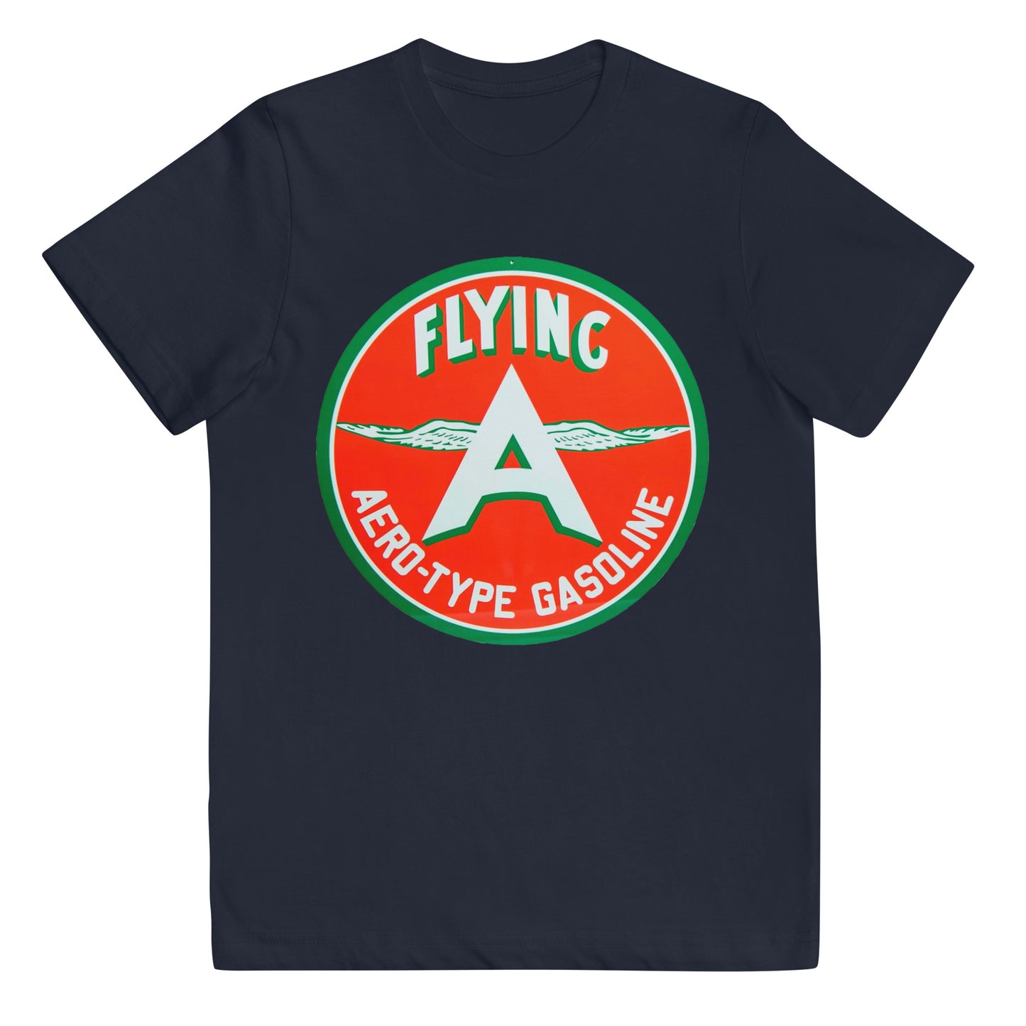 Vintage Flying A Porcelain Style Design Youth jersey t-shirt