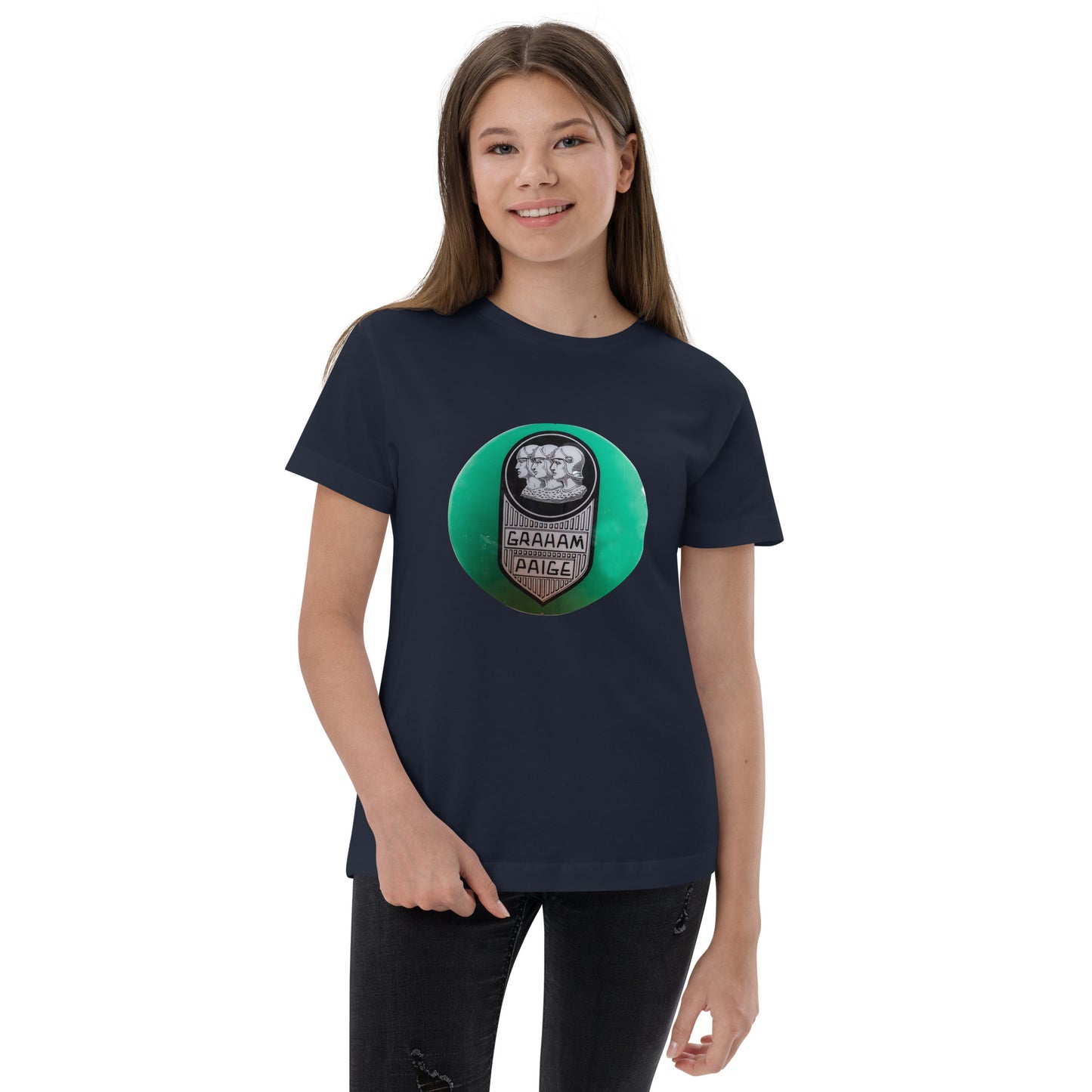 Retro Graham Paige GlobeDesign Youth jersey t-shirt