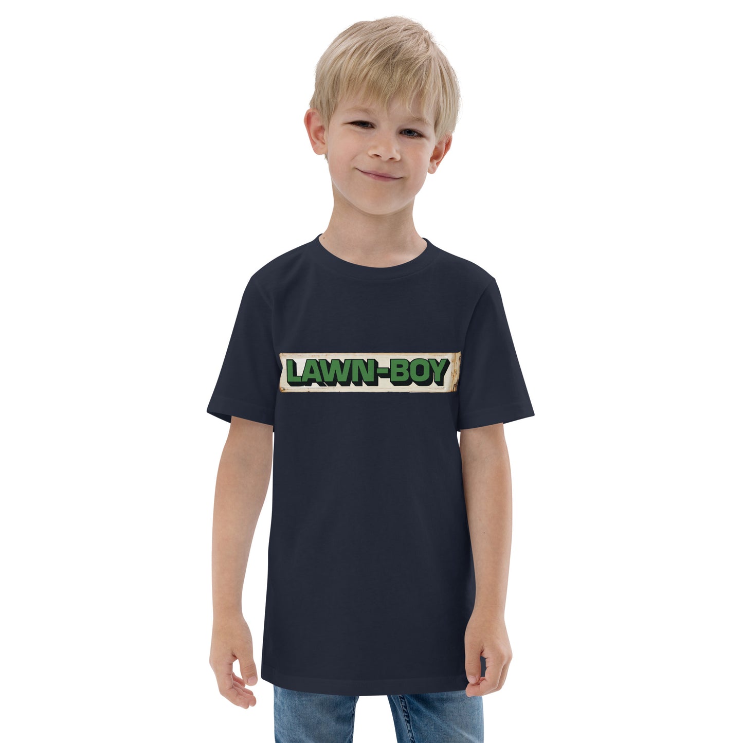 Lawn Boy Porcelain Patina Style Youth jersey t-shirt