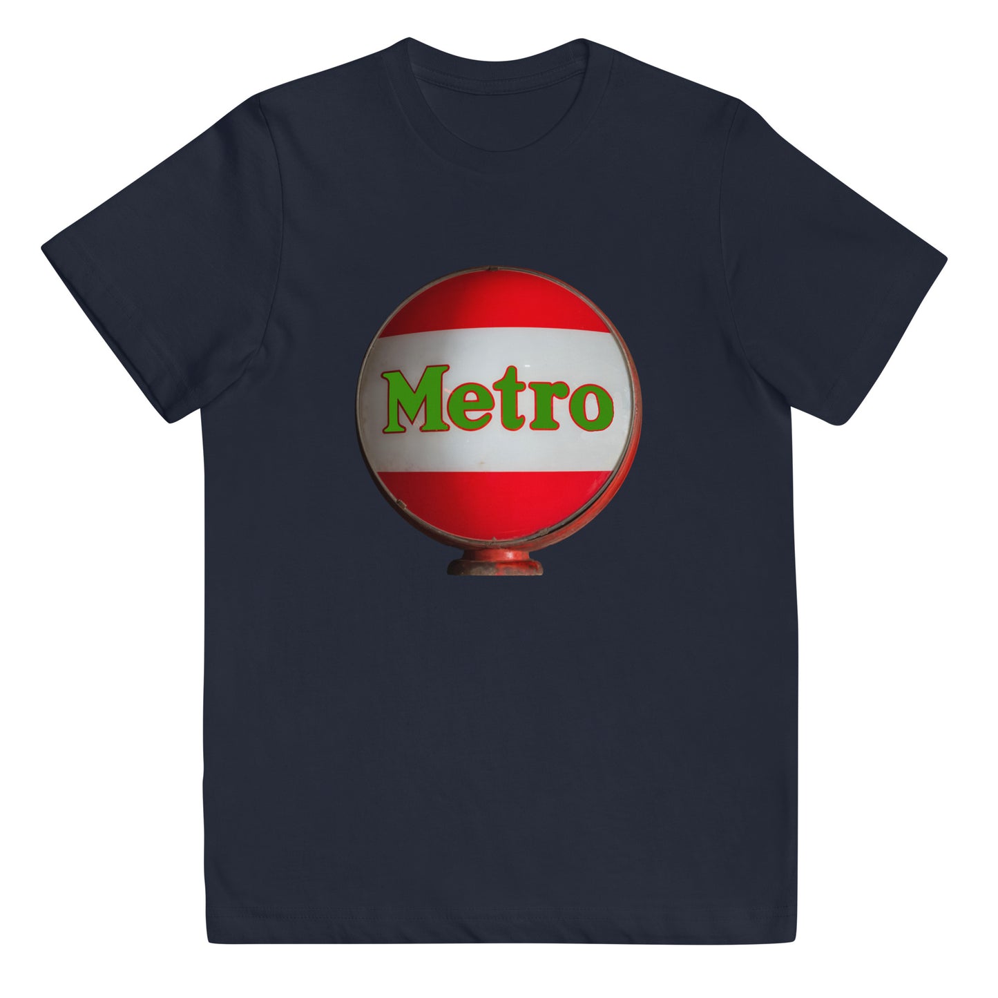 Retro Metro Globe Style Youth jersey t-shirt