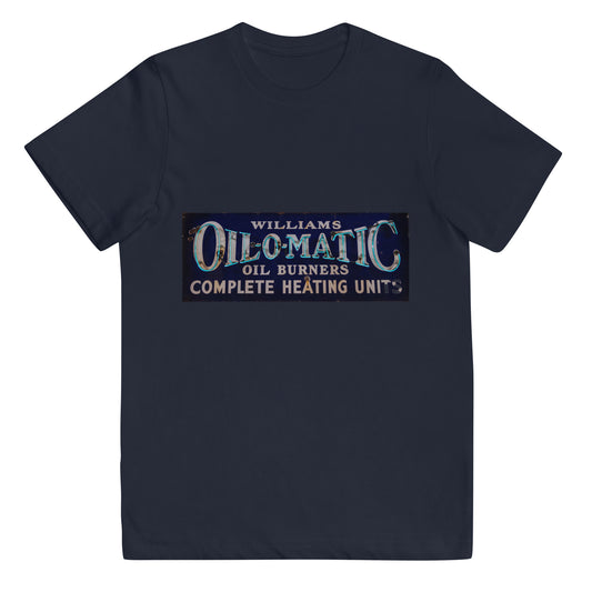 Vintage Oil O Matic Heating Neon Style Youth jersey t-shirt