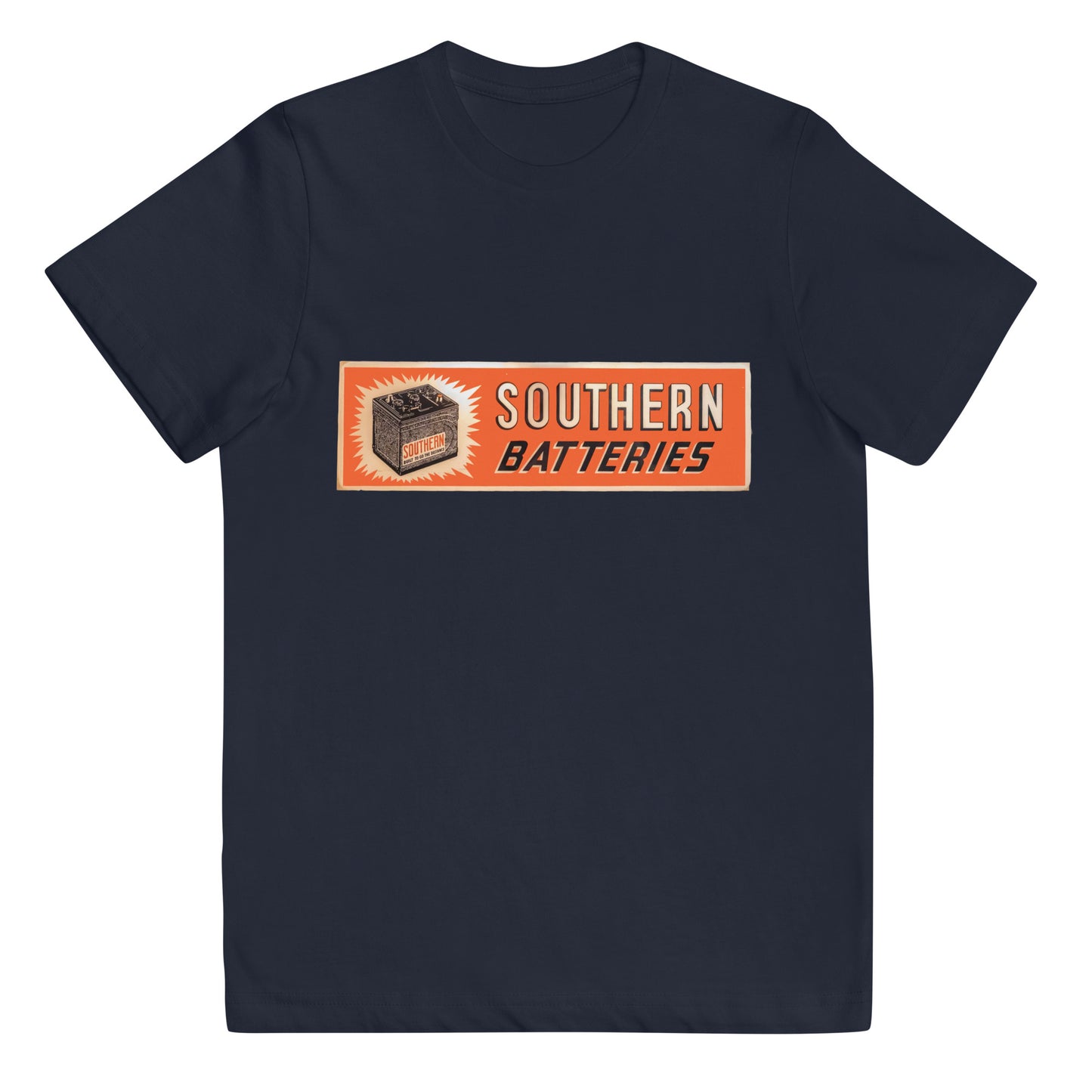 Vintage Porcelain Southern BatteriesYouth jersey t-shirt