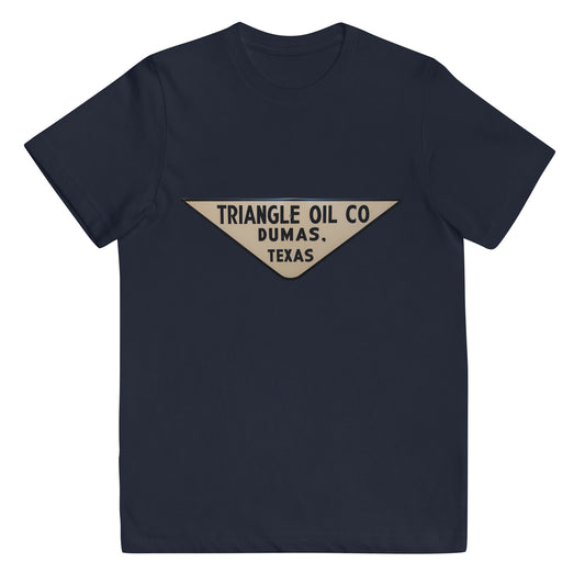 Retro Triangle Oil Company Tin Style Youth jersey t-shirt