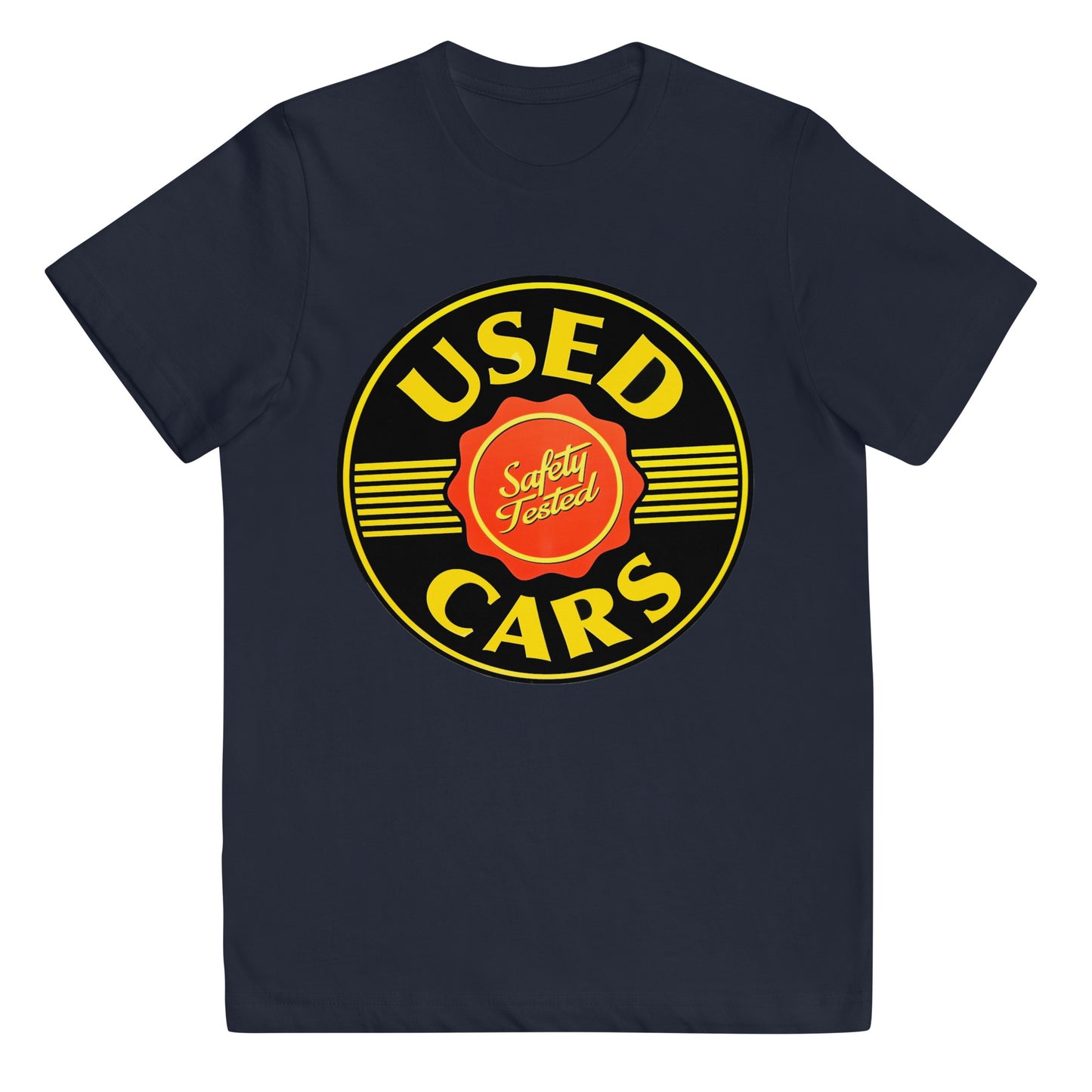 Vintage Porcelain Used Car Sign Youth jersey t-shirt