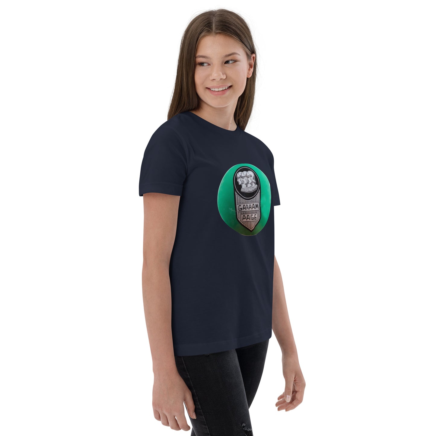 Retro Graham Paige GlobeDesign Youth jersey t-shirt