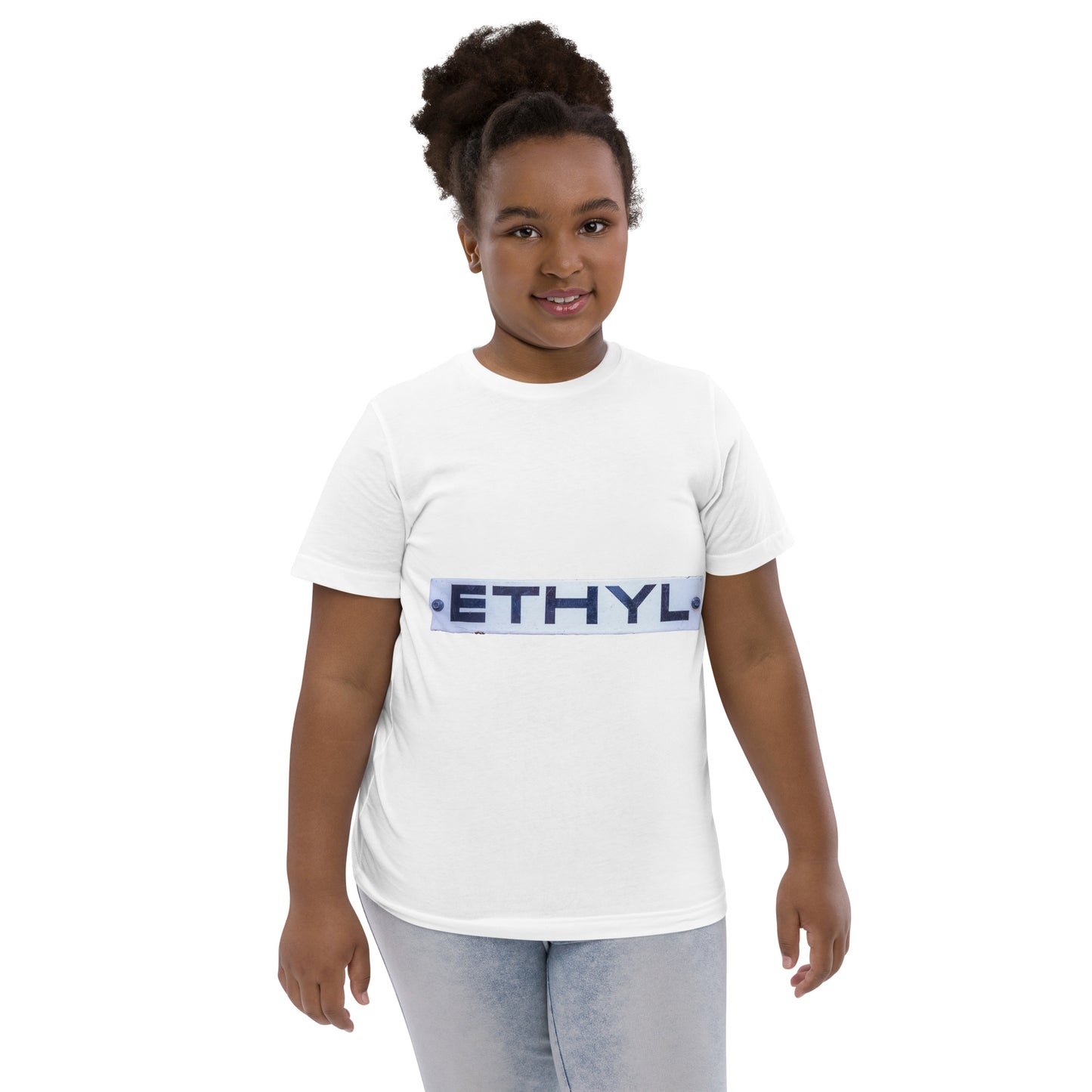 Vintage Ethyl Gas Sign Youth jersey t-shirt