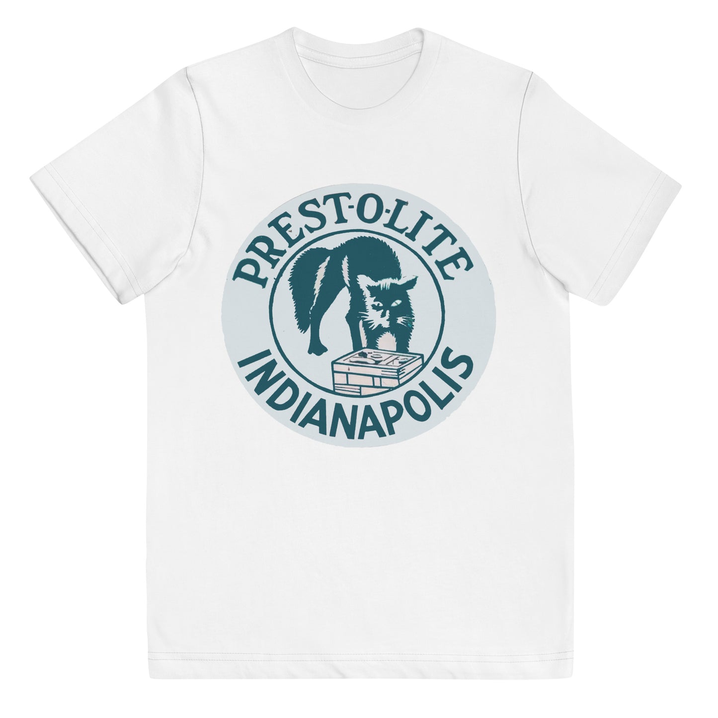 Vintage PrestoLite Battery Sign Youth jersey t-shirt