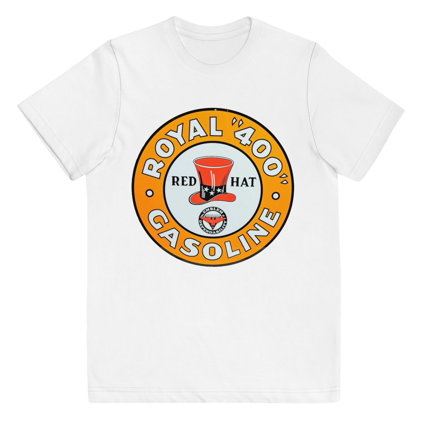 Vintage Red Hat Gas Youth jersey t-shirt