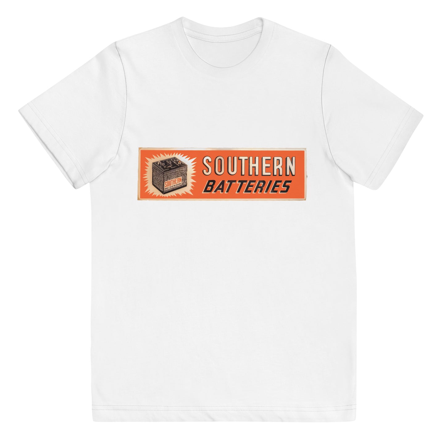 Vintage Porcelain Southern BatteriesYouth jersey t-shirt