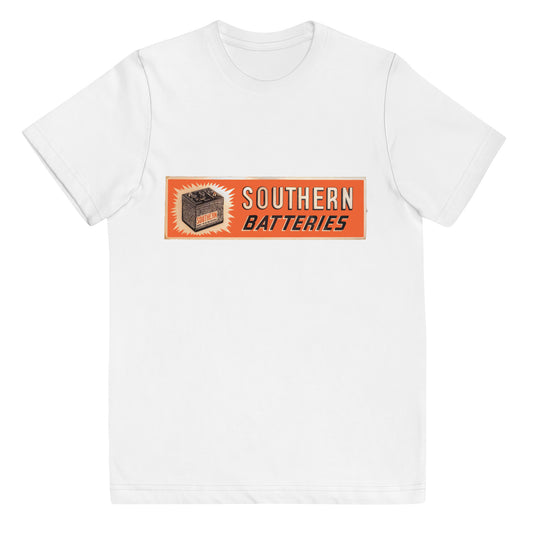 Vintage Porcelain Southern BatteriesYouth jersey t-shirt