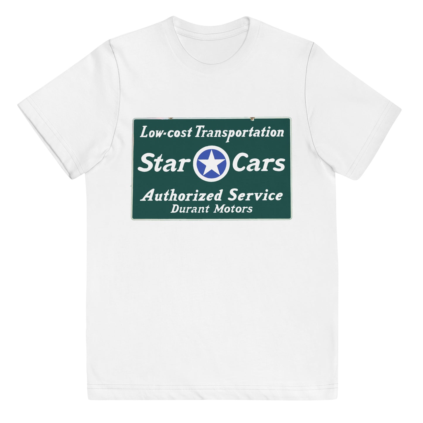 Retro Star Cars Porcelin Style Painted Youth jersey t-shirt