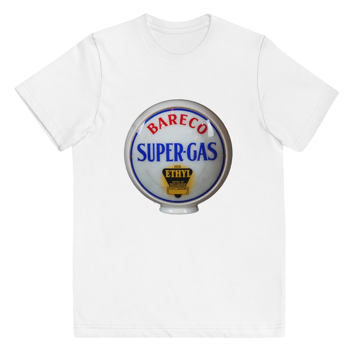 Retro Super Gas Globe Style Youth jersey t-shirt