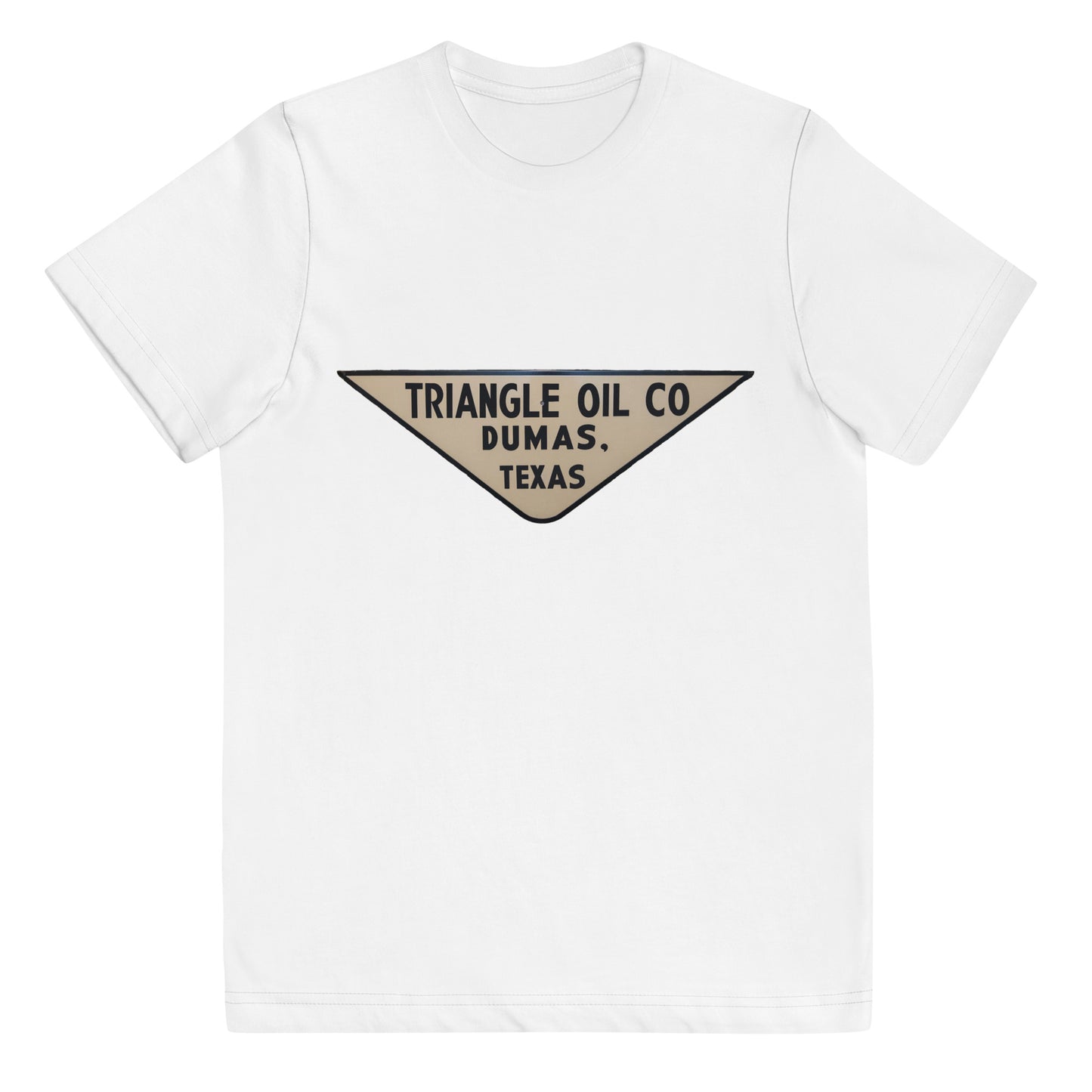 Retro Triangle Oil Company Tin Style Youth jersey t-shirt