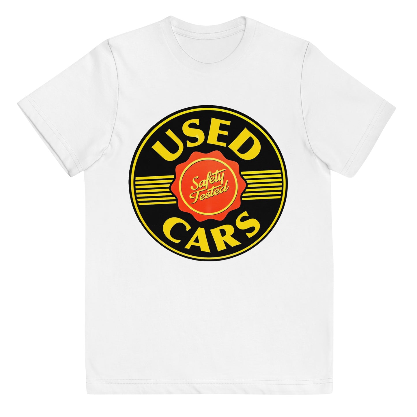 Vintage Porcelain Used Car Sign Youth jersey t-shirt